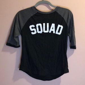 2kuhl Black Color Block Squad 1/4 Sleeve Tee Size S